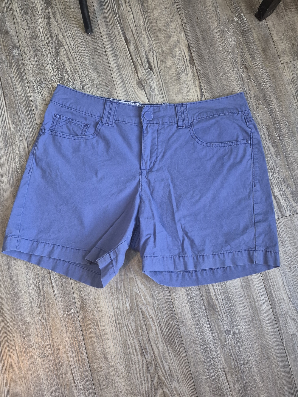 Lee Women's Slate Blue Casual Shorts